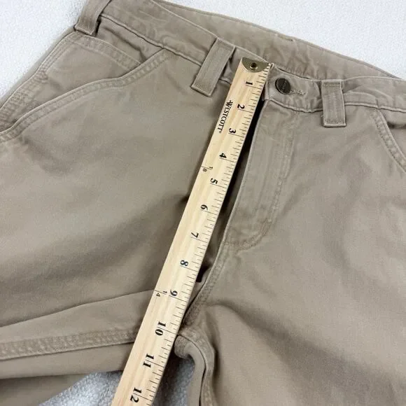 Carhartt B324 DKH Pants Men's 30x30 Work Relaxed Fit Tan Utility Carpenter - Picture 12 of 16